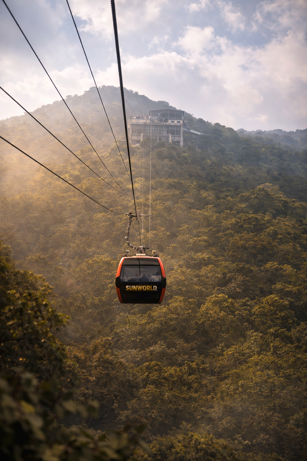 Khu vực nghỉ chân tại Núi Bà Đen