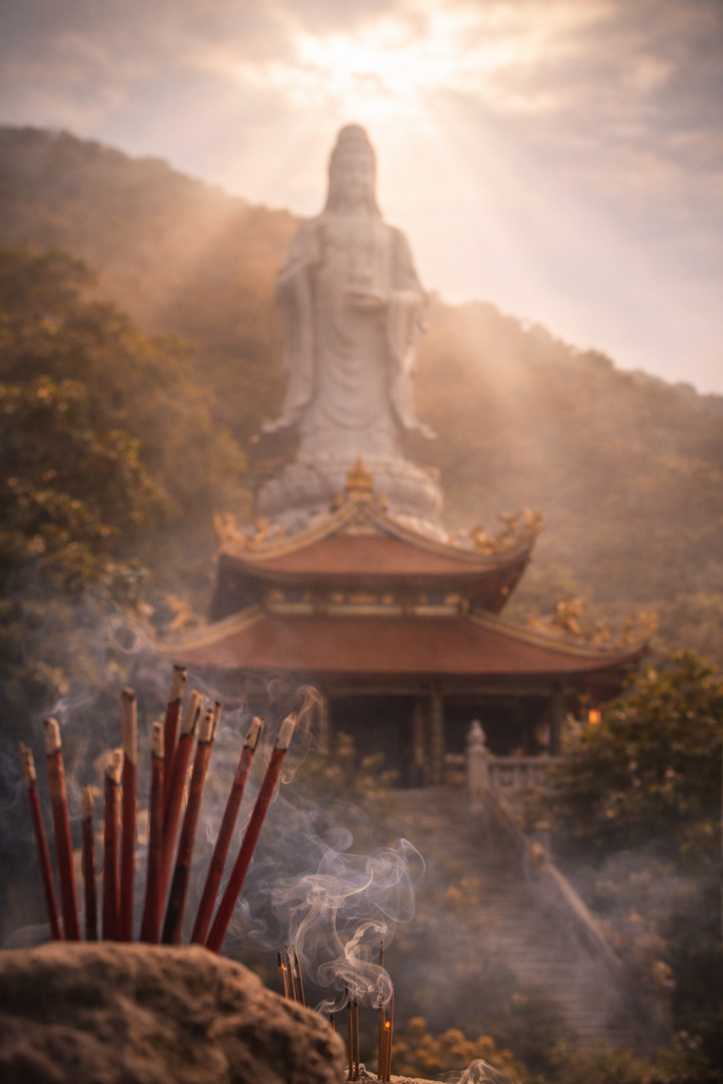 Cáp treo lên Núi Bà Đen